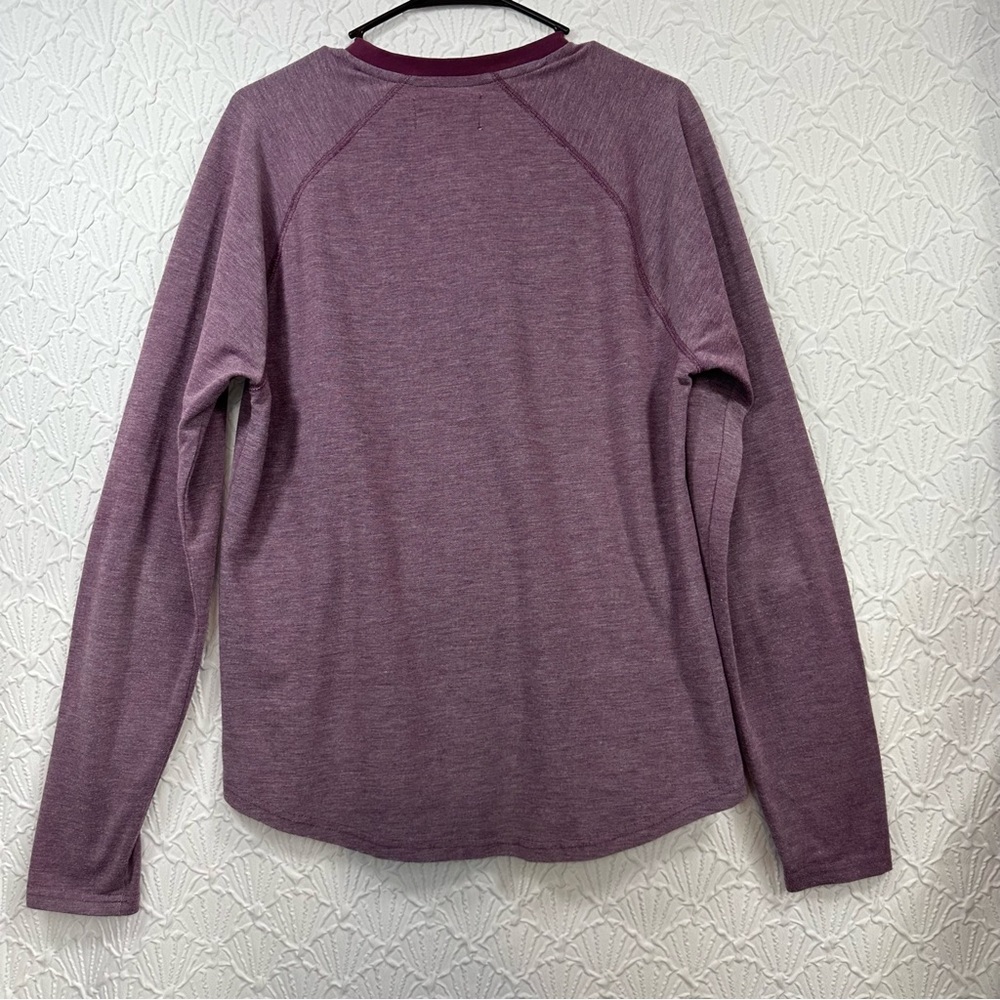 Original Penguin by Munsingwear Long Sleeve Henley 1/4 Button Shirt Men’s size L - Picture 6 of 8
